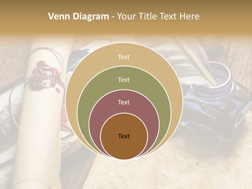 Paper Nobility Scribe PowerPoint Template