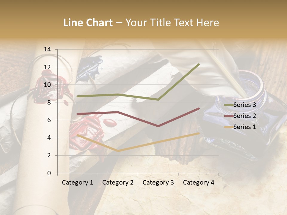 Paper Nobility Scribe PowerPoint Template