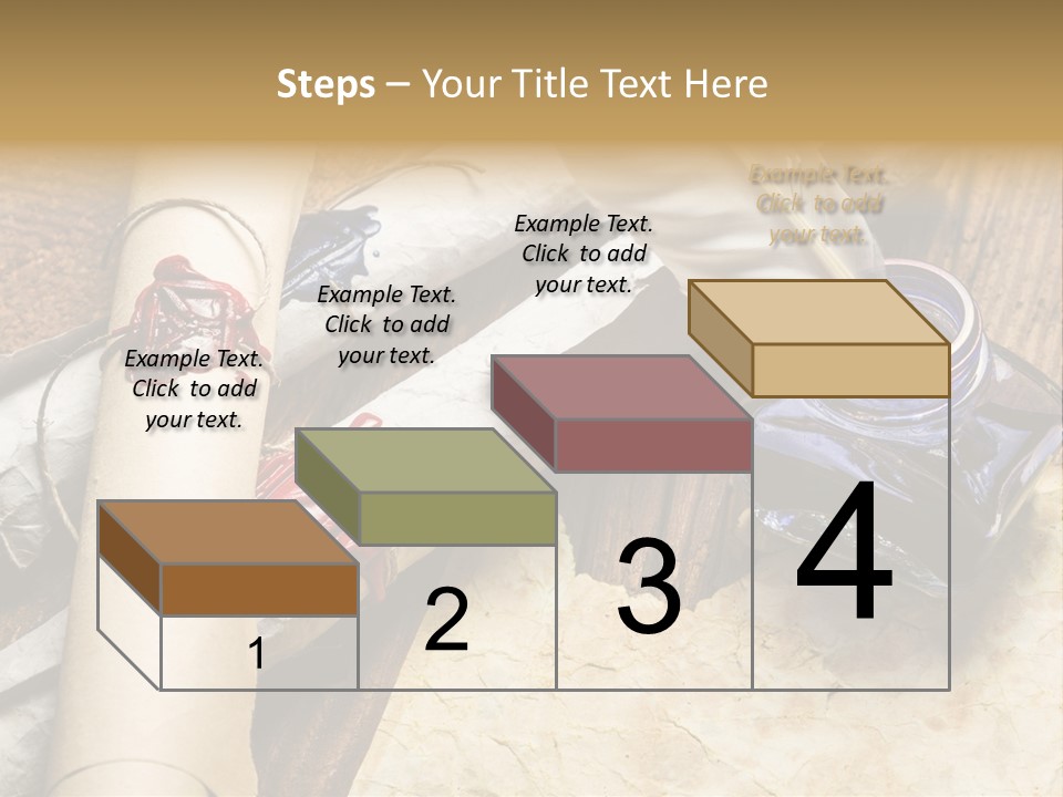 Paper Nobility Scribe PowerPoint Template