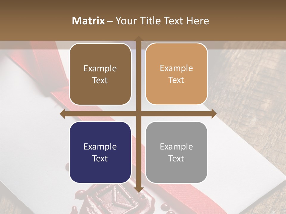 Rolled Up Handwriting Old PowerPoint Template