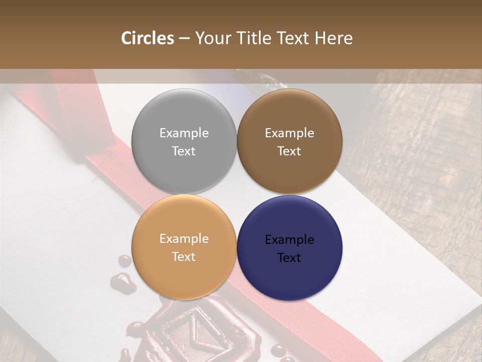 Rolled Up Handwriting Old PowerPoint Template