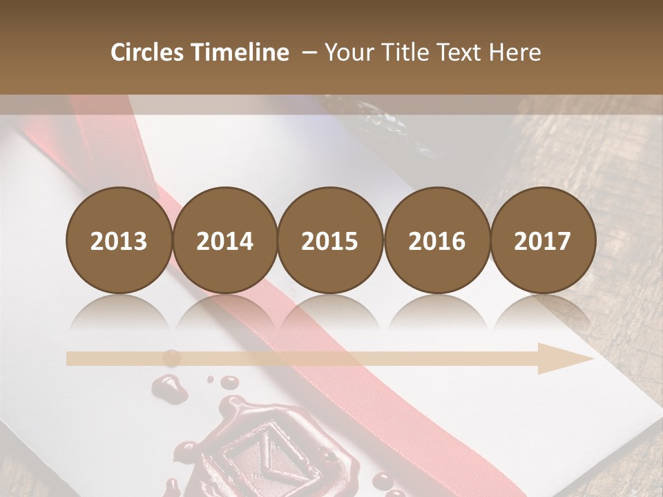 Rolled Up Handwriting Old PowerPoint Template