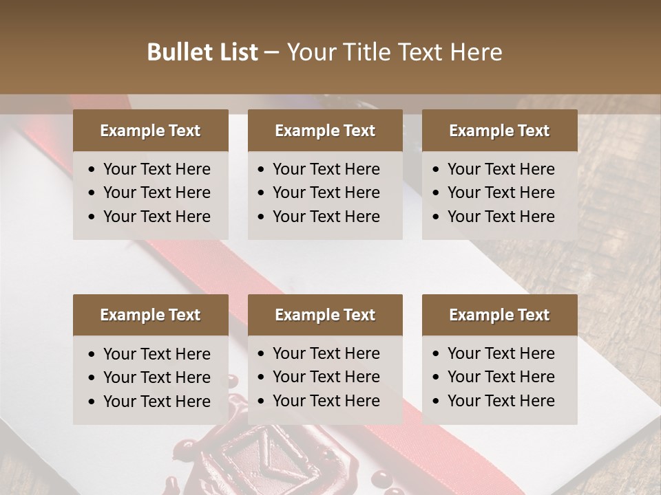 Rolled Up Handwriting Old PowerPoint Template