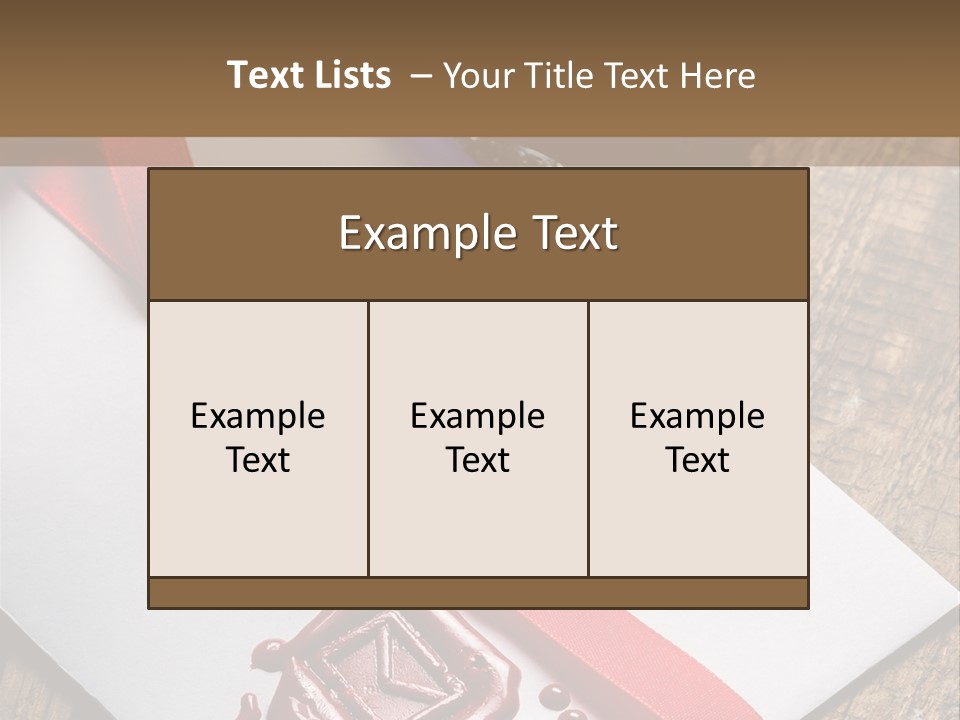 Rolled Up Handwriting Old PowerPoint Template