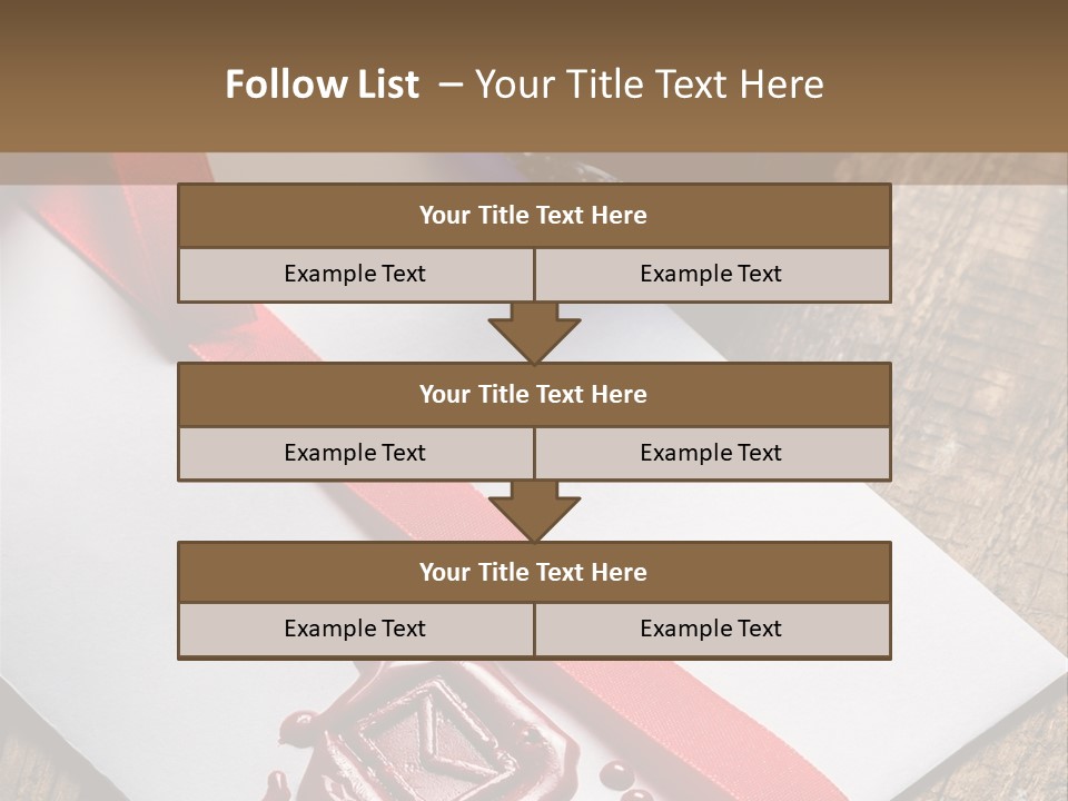 Rolled Up Handwriting Old PowerPoint Template