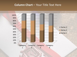 Rolled Up Handwriting Old PowerPoint Template