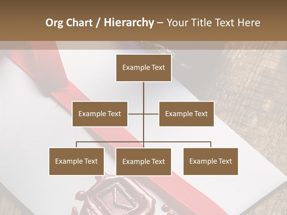 Rolled Up Handwriting Old PowerPoint Template