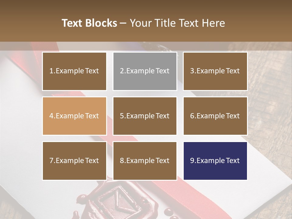 Rolled Up Handwriting Old PowerPoint Template