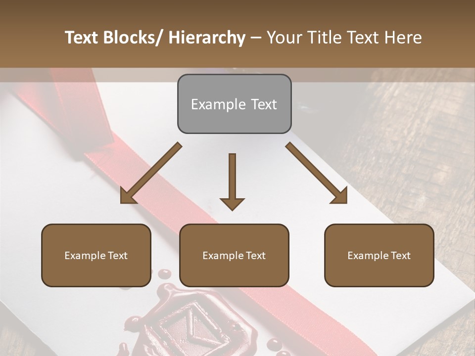 Rolled Up Handwriting Old PowerPoint Template