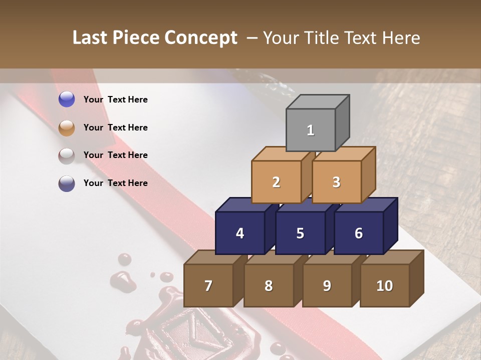 Rolled Up Handwriting Old PowerPoint Template