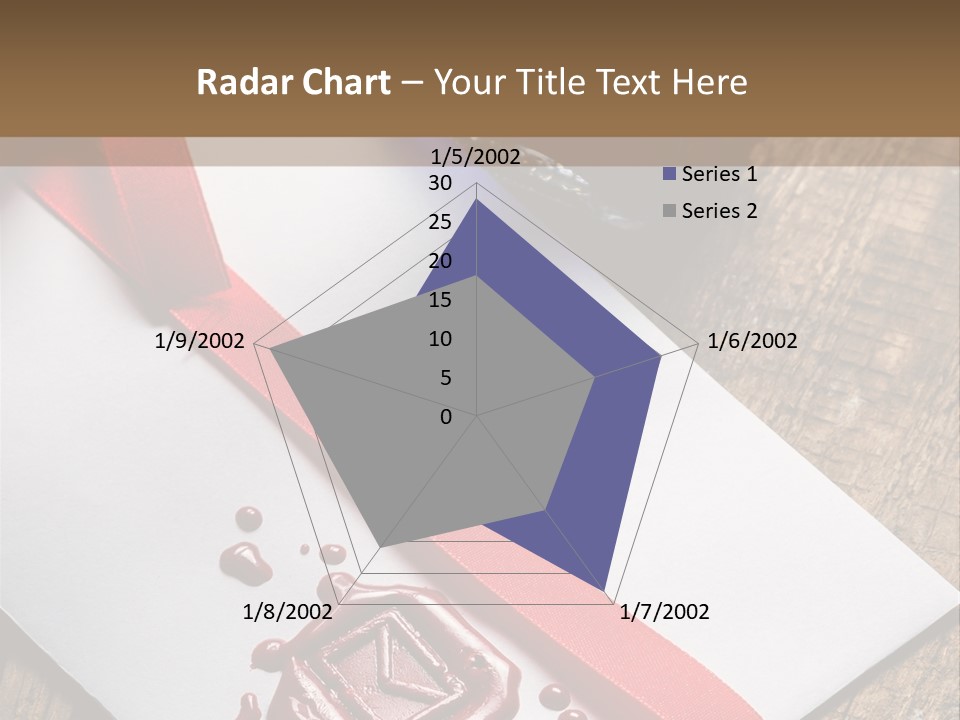 Rolled Up Handwriting Old PowerPoint Template