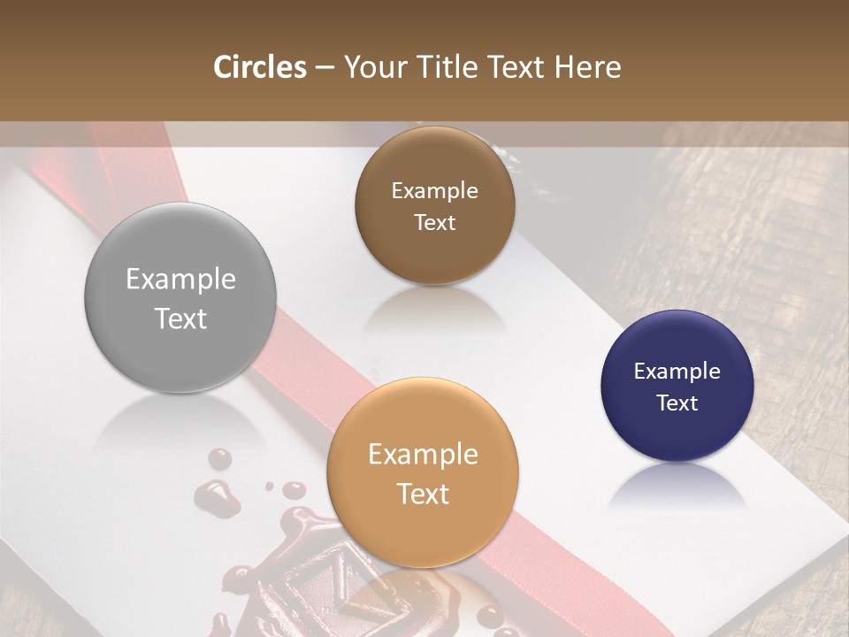 Rolled Up Handwriting Old PowerPoint Template