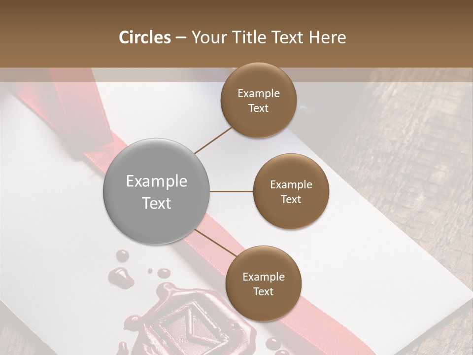 Rolled Up Handwriting Old PowerPoint Template