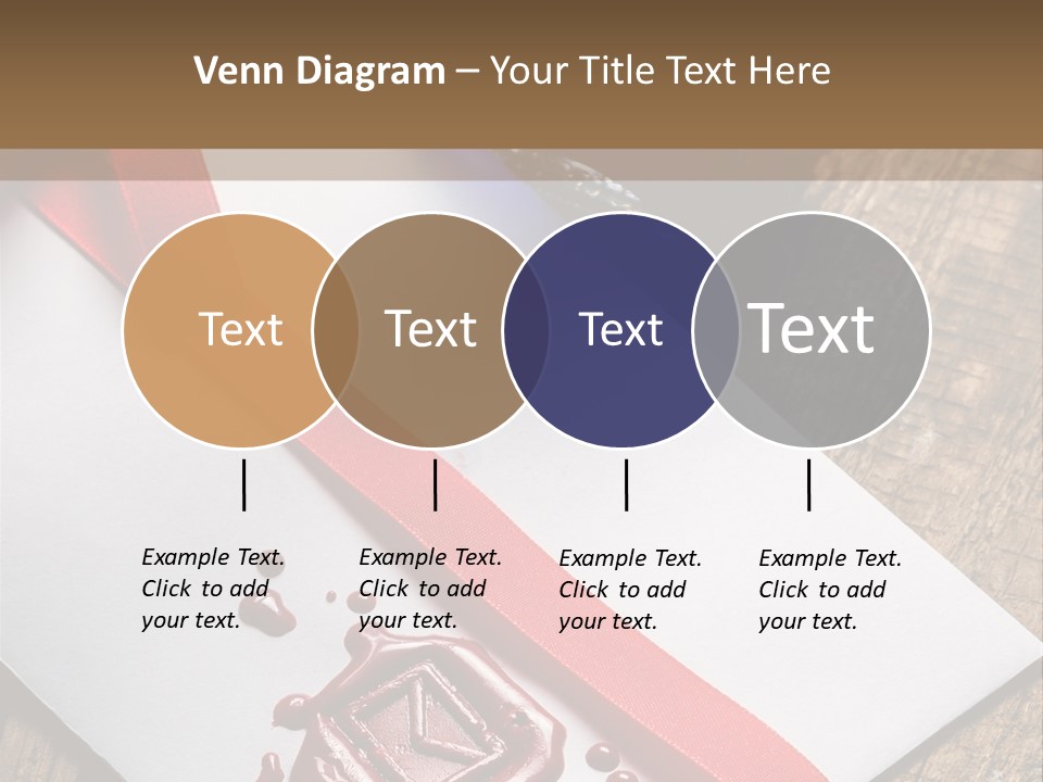 Rolled Up Handwriting Old PowerPoint Template