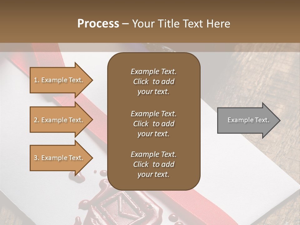 Rolled Up Handwriting Old PowerPoint Template