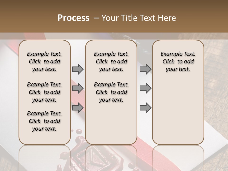 Rolled Up Handwriting Old PowerPoint Template