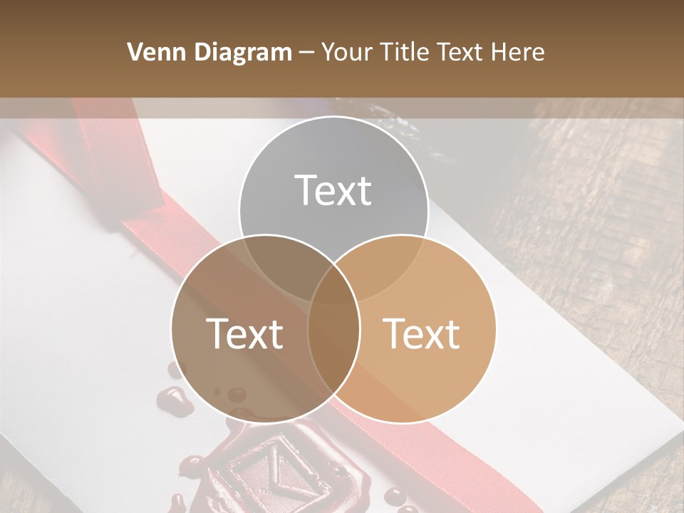 Rolled Up Handwriting Old PowerPoint Template