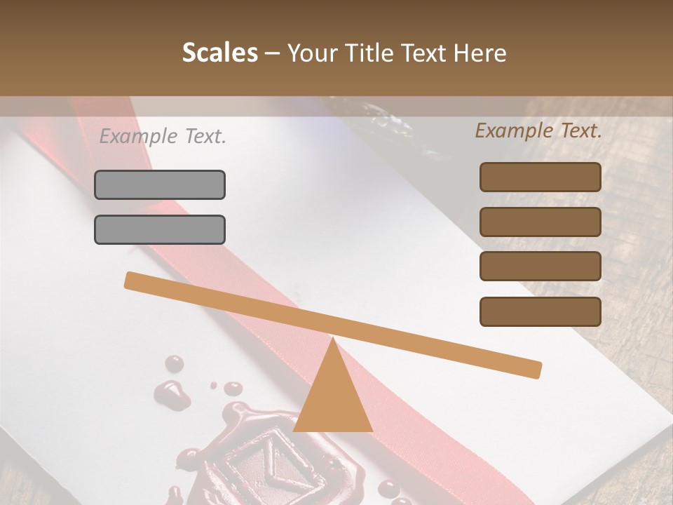 Rolled Up Handwriting Old PowerPoint Template