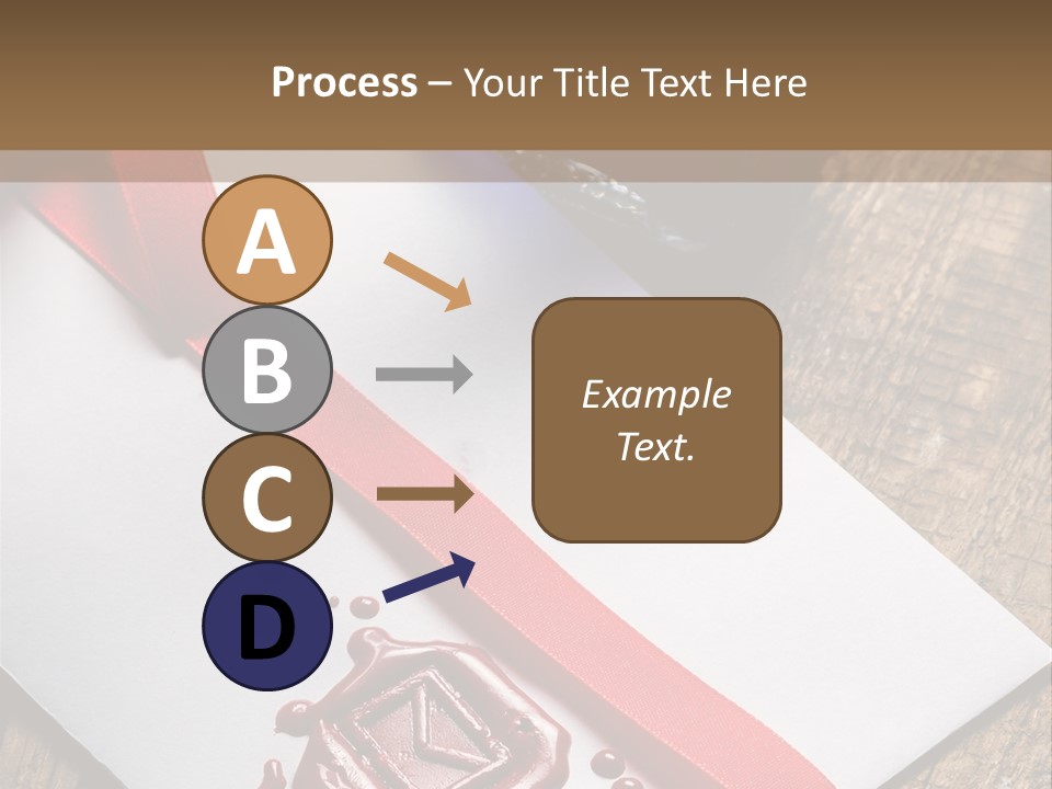 Rolled Up Handwriting Old PowerPoint Template