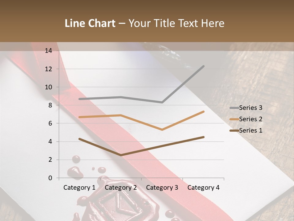 Rolled Up Handwriting Old PowerPoint Template