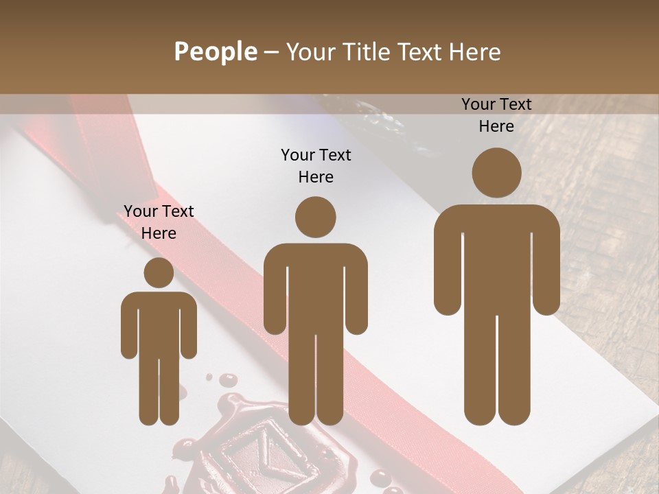 Rolled Up Handwriting Old PowerPoint Template