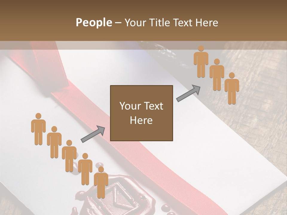 Rolled Up Handwriting Old PowerPoint Template