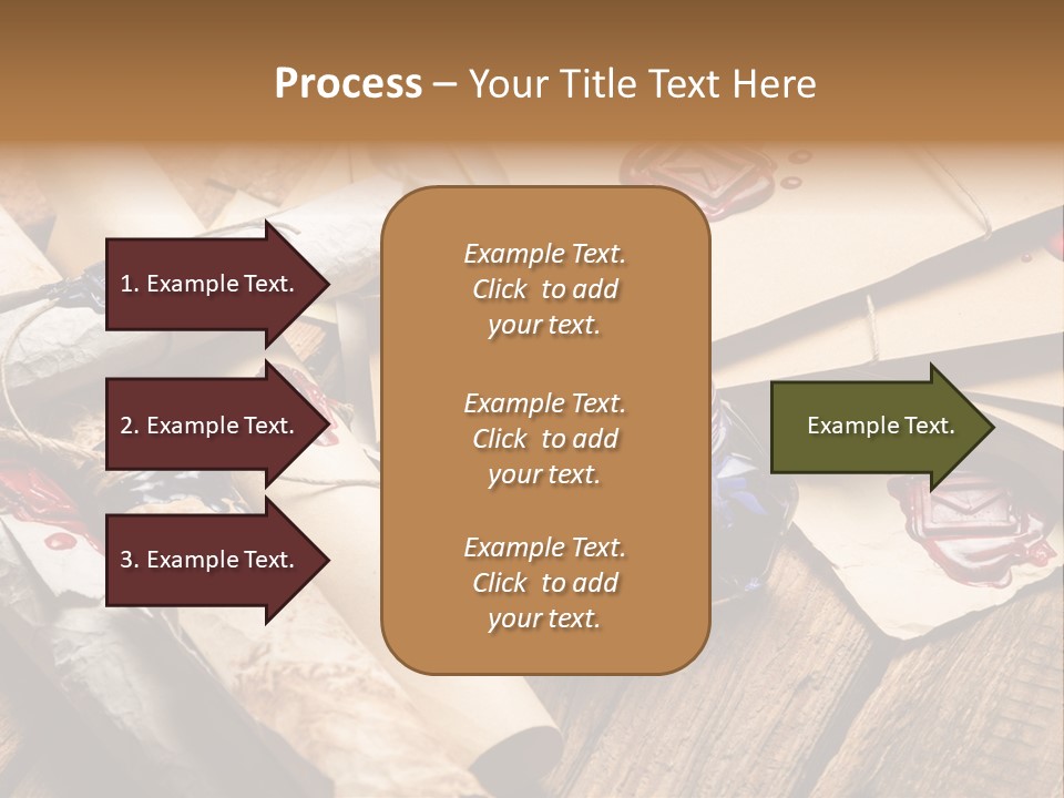 Retro Revival Symbol Rolled Up PowerPoint Template