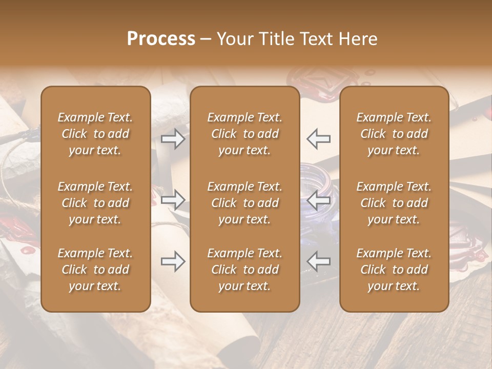 Retro Revival Symbol Rolled Up PowerPoint Template