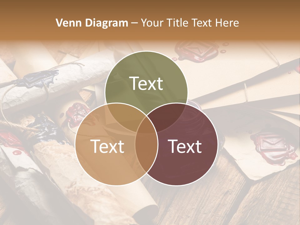 Retro Revival Symbol Rolled Up PowerPoint Template