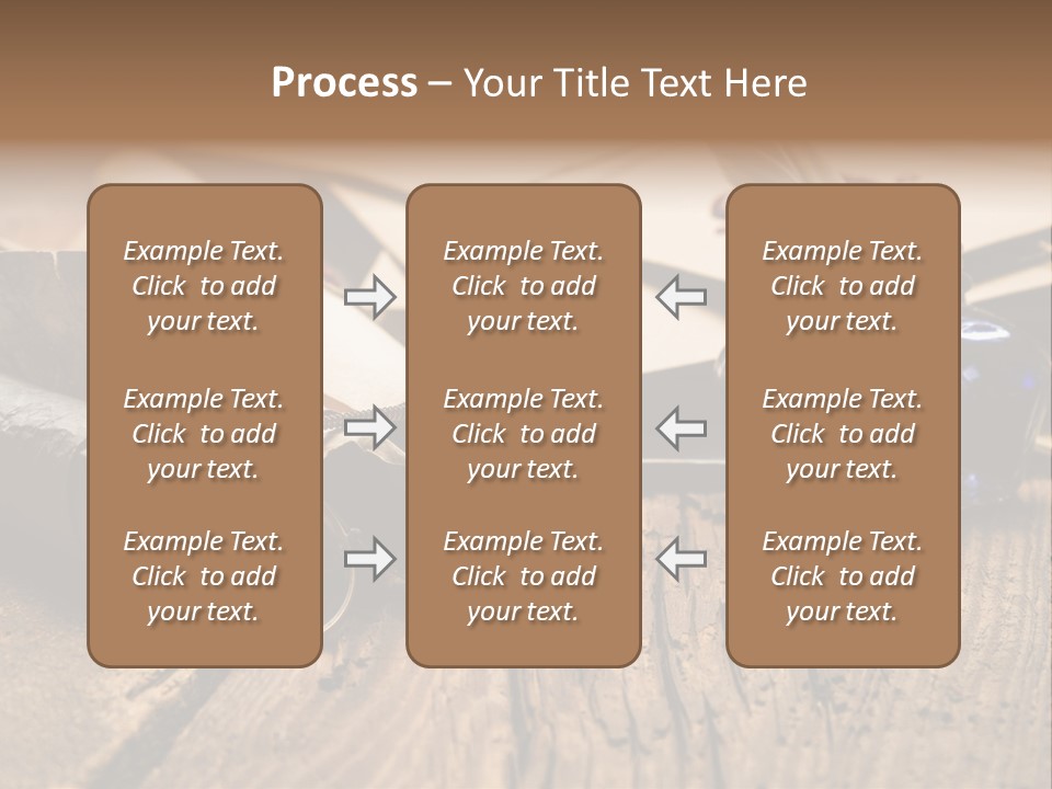Calligraphy Wood Quill Pen PowerPoint Template
