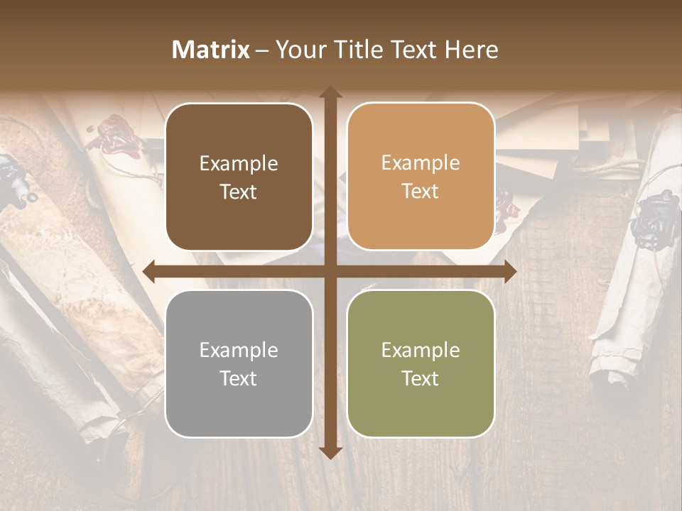 Inkwell Message Mystery PowerPoint Template