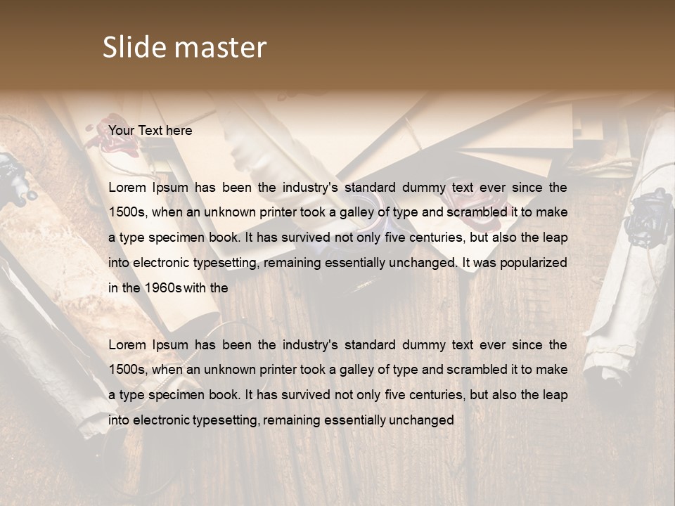 Inkwell Message Mystery PowerPoint Template