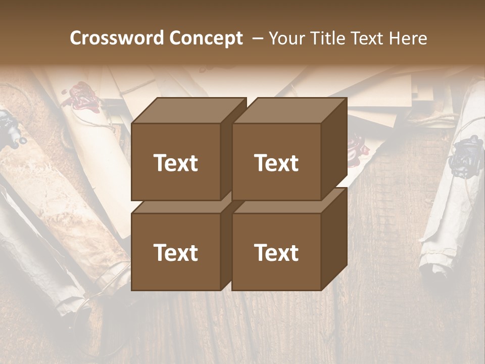 Inkwell Message Mystery PowerPoint Template