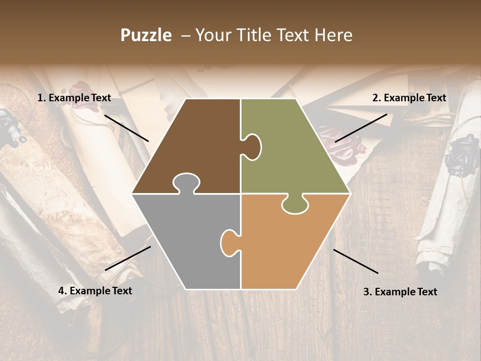 Inkwell Message Mystery PowerPoint Template