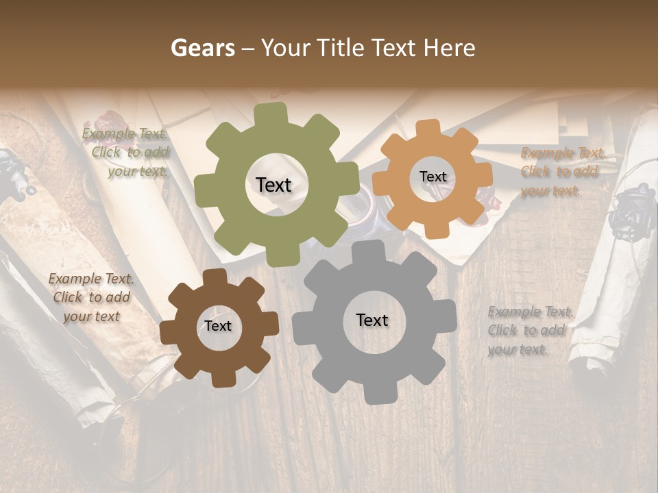 Inkwell Message Mystery PowerPoint Template
