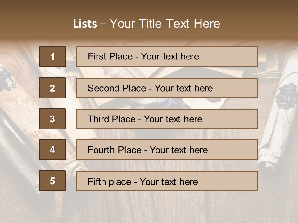 Inkwell Message Mystery PowerPoint Template
