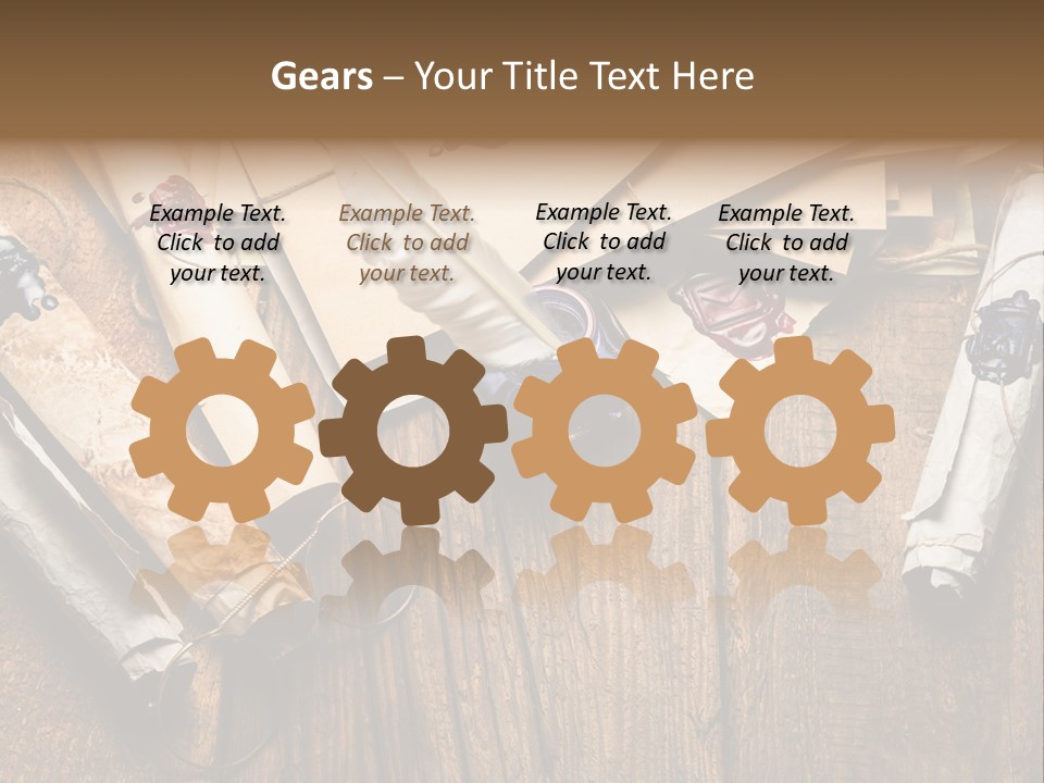Inkwell Message Mystery PowerPoint Template