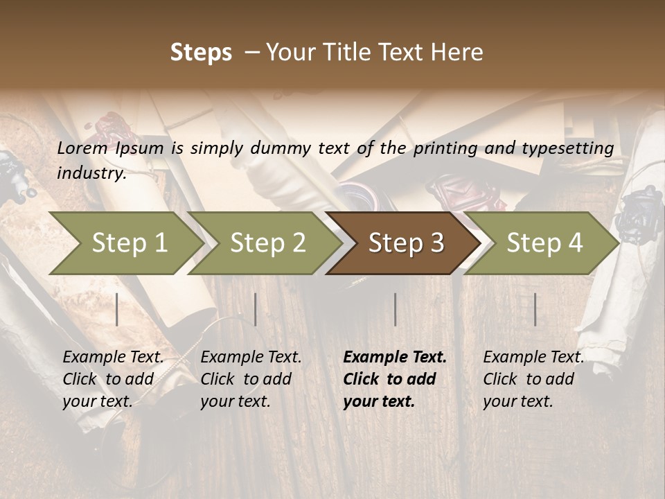 Inkwell Message Mystery PowerPoint Template