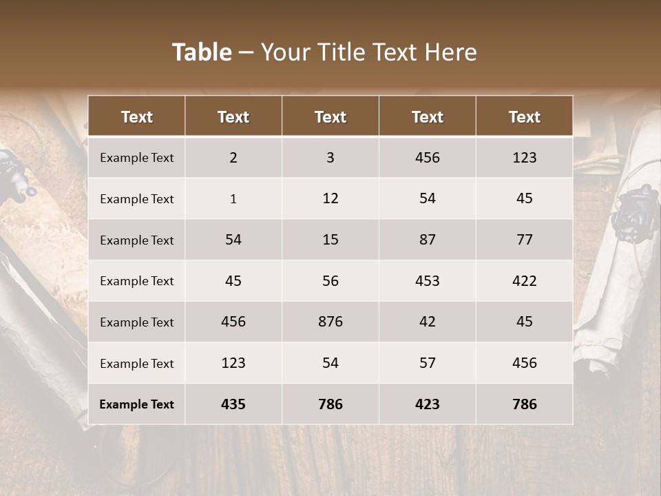 Inkwell Message Mystery PowerPoint Template