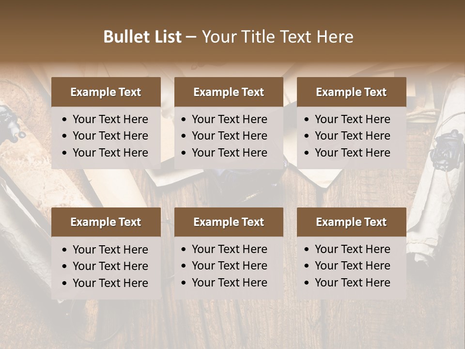 Inkwell Message Mystery PowerPoint Template