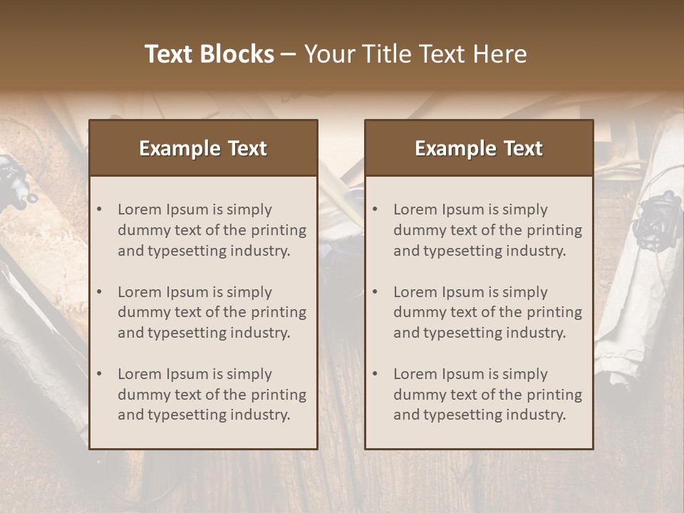 Inkwell Message Mystery PowerPoint Template