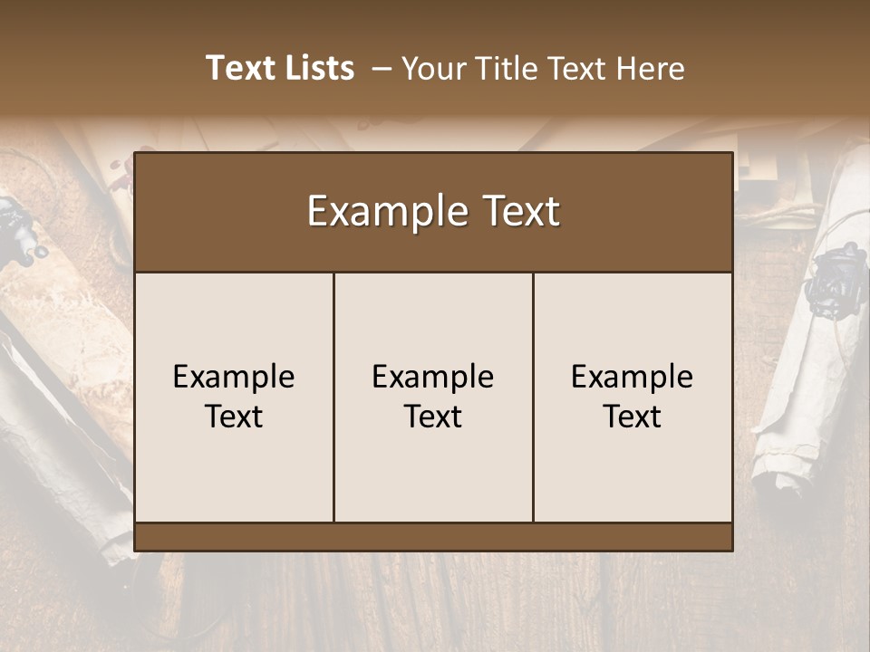Inkwell Message Mystery PowerPoint Template