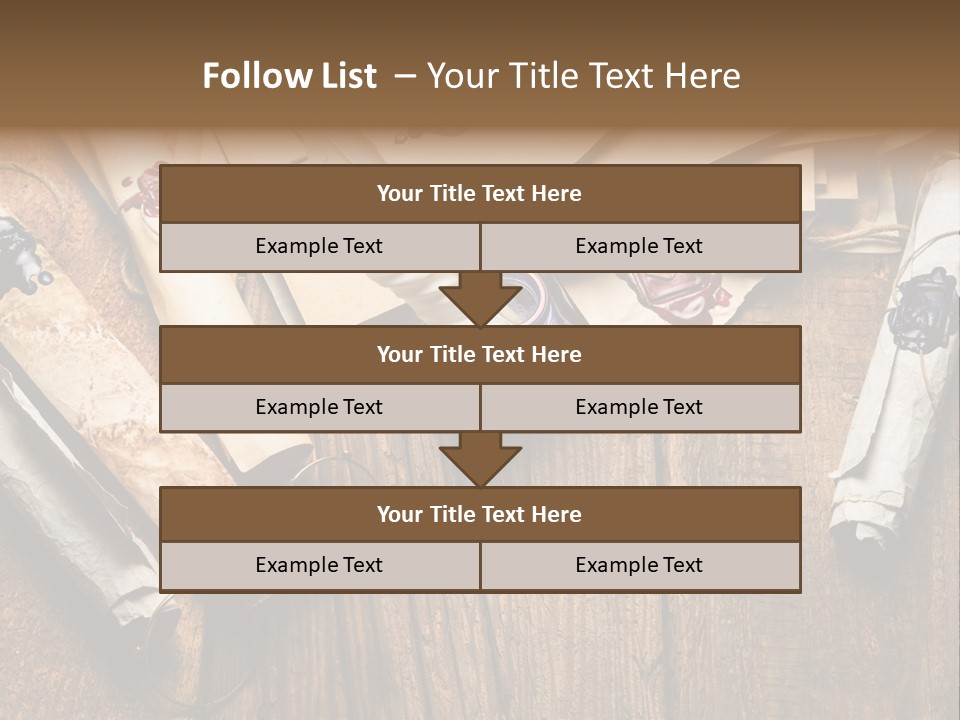 Inkwell Message Mystery PowerPoint Template