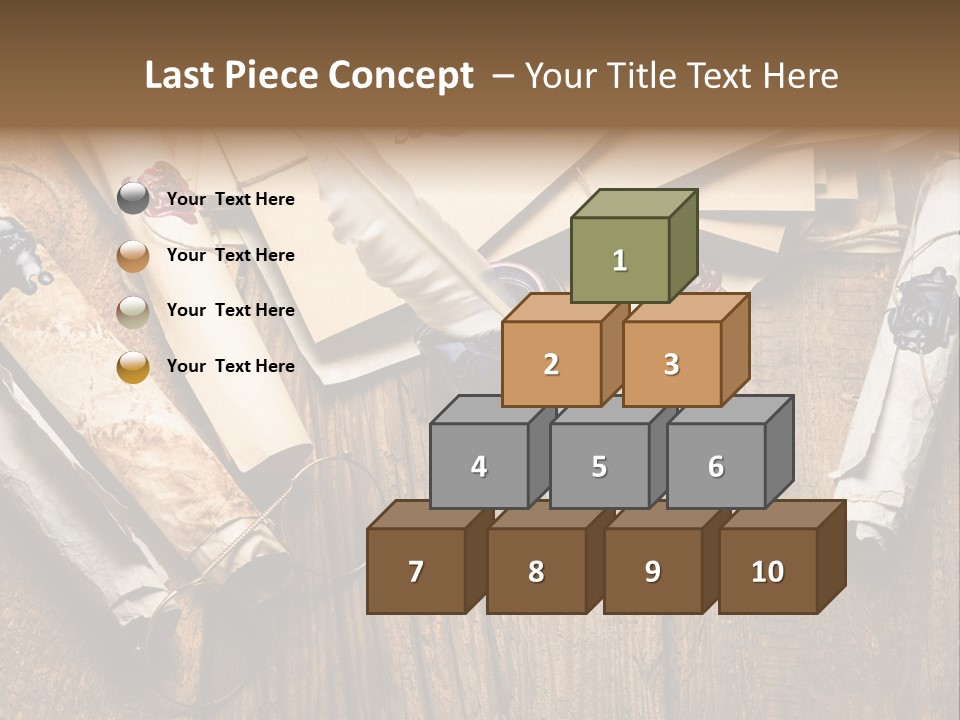 Inkwell Message Mystery PowerPoint Template