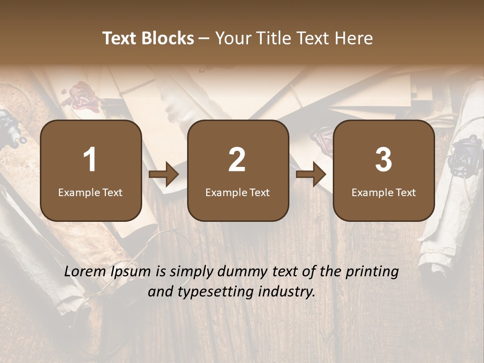 Inkwell Message Mystery PowerPoint Template