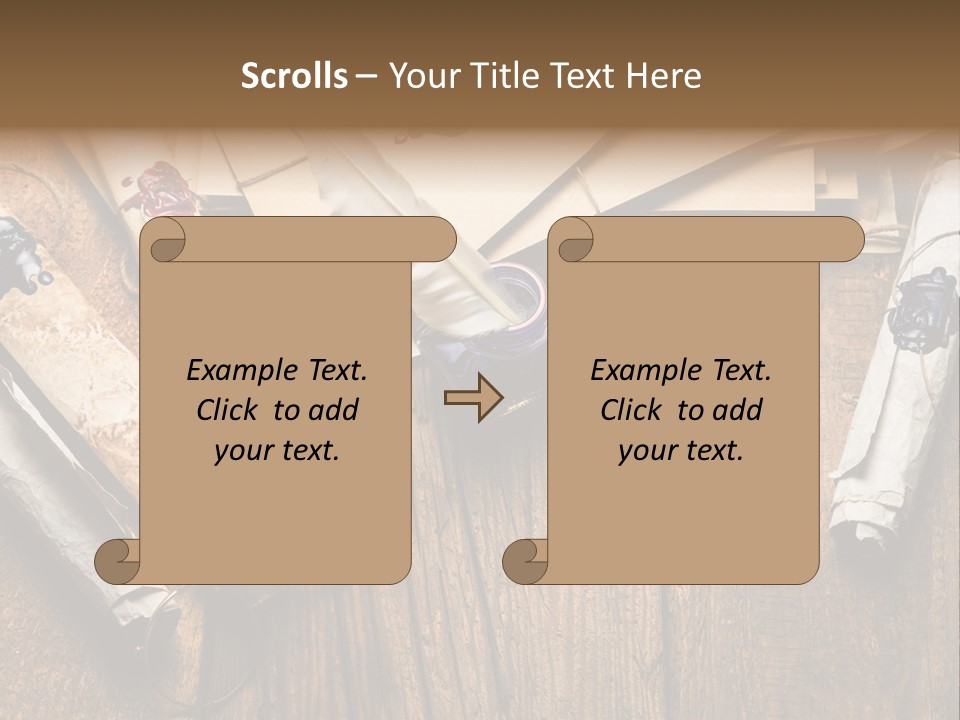 Inkwell Message Mystery PowerPoint Template