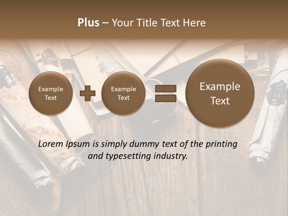 Inkwell Message Mystery PowerPoint Template