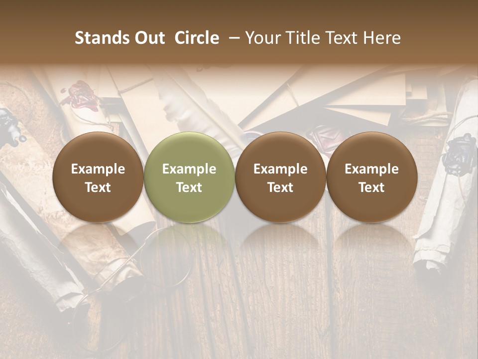Inkwell Message Mystery PowerPoint Template