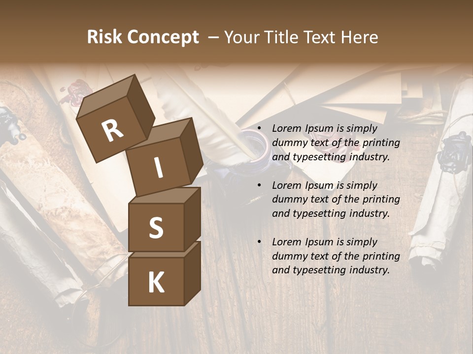 Inkwell Message Mystery PowerPoint Template