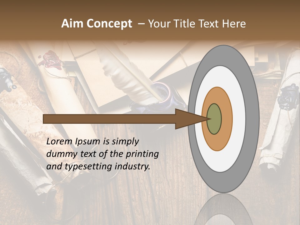 Inkwell Message Mystery PowerPoint Template